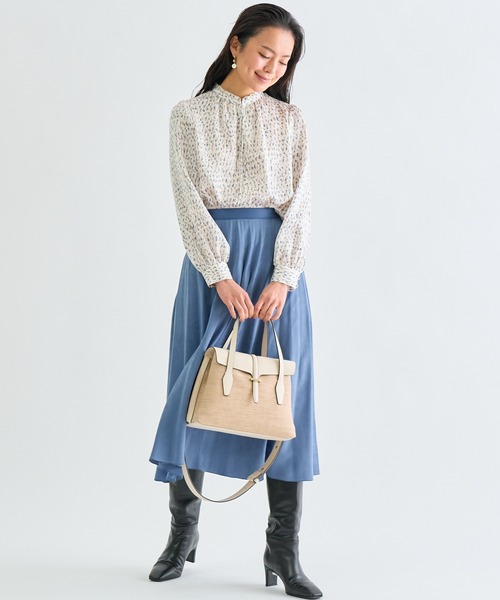 ANAYI（アナイ）の「【雑誌掲載】フラップコンビショルダー バッグ（トートバッグ・レディース・ブラウン/オフホワイト・FREE）」の16枚目の写真