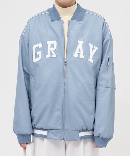 WESTBOY(ウエストボーイ)の「PU Leather Teddy Jacket WO21W5HOT09 【WB ORIGINALS】(その他アウター・メンズ・ブラック/ブルー・L/M/XL)」の2枚目の写真