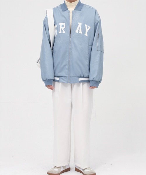 WESTBOY(ウエストボーイ)の「PU Leather Teddy Jacket WO21W5HOT09 【WB ORIGINALS】(その他アウター・メンズ・ブラック/ブルー・L/M/XL)」の5枚目の写真