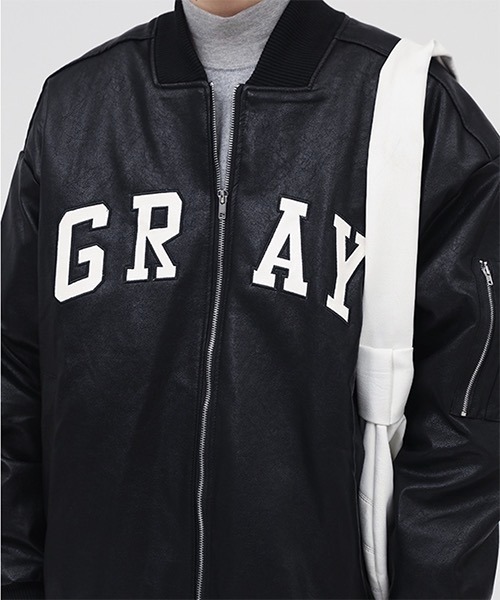 WESTBOY(ウエストボーイ)の「PU Leather Teddy Jacket WO21W5HOT09 【WB ORIGINALS】(その他アウター・メンズ・ブラック/ブルー・L/M/XL)」の9枚目の写真