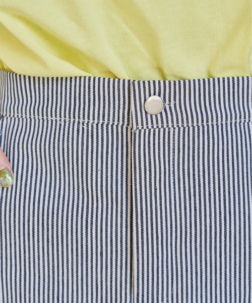 Auntie Rosa Holiday（アンティローザホリデー）の「フロントスリットロングスカート（スカート・レディース・ストライプ/アイボリー/オレンジ・FREE）」の21枚目の写真