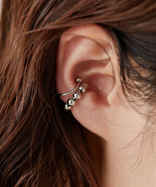 CIAOPANIC TYPY（チャオパニックティピー）の「lilボールデザインイヤカフセット（イヤーカフ・レディース・ホワイト/シルバー/ゴールド・ONE SIZE）」の13枚目の写真