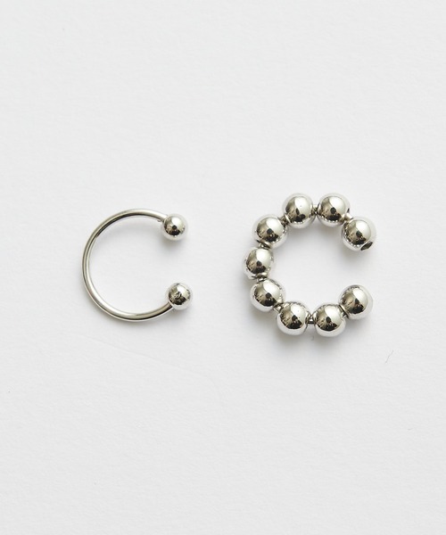 CIAOPANIC TYPY（チャオパニックティピー）の「lilボールデザインイヤカフセット（イヤーカフ・レディース・ホワイト/シルバー/ゴールド・ONE SIZE）」の9枚目の写真