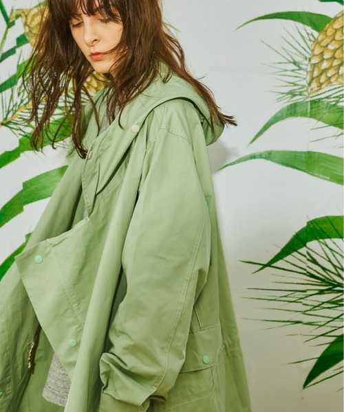 AlexanderLeeChang（アレキサンダーリーチャン）の「AlexanderLeeChang アレキサンダーリーチャン / LONG FREAKS MODS COAT ロングフリークスモッズコート / AC032201（モッズコート・メンズ・グリーン/ミント/ベージュ・3/2）」の3枚目の写真