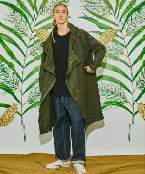 AlexanderLeeChang（アレキサンダーリーチャン）の「AlexanderLeeChang アレキサンダーリーチャン / LONG FREAKS MODS COAT ロングフリークスモッズコート / AC032201（モッズコート・メンズ・グリーン/ミント/ベージュ・3/2）」の14枚目の写真
