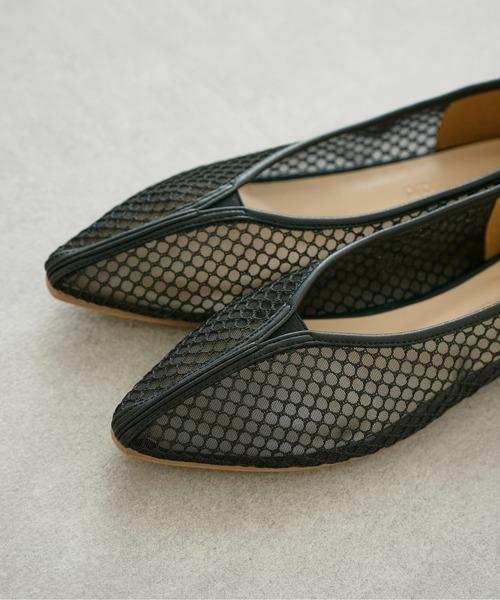 prose verse（プロズヴェール）の「パイピングメッシュパンプス（パンプス・レディース・ブラック/ベージュ・SMALL/MEDIUM/LARGE/X-LARGE/XX-LARGE）」の6枚目の写真