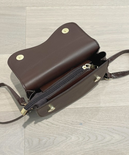 apres jour(アプレジュール)の「【apres jour×ARIAZ】ベーシックショルダーバッグ(ショルダーバッグ・レディース・ブラック/ダークブラウン・FREE)」の7枚目の写真