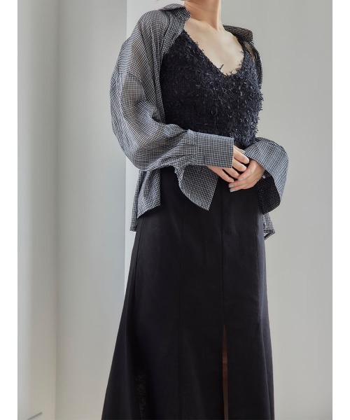 Ayla(アイラ)の「feather cami(キャミソール・レディース・ブラック・FREE)」の13枚目の写真