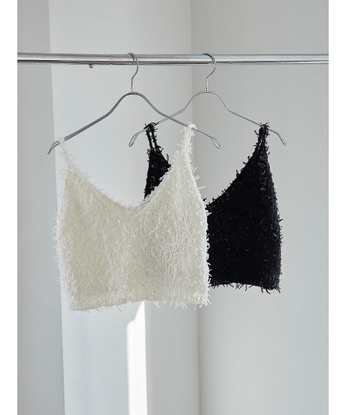 Ayla(アイラ)の「feather cami(キャミソール・レディース・ブラック・FREE)」の8枚目の写真