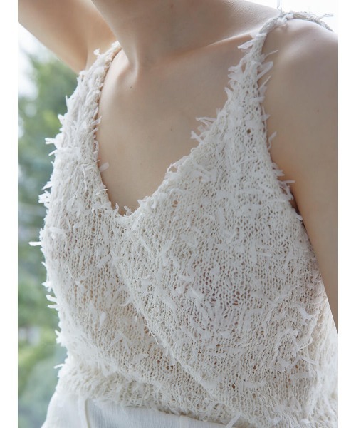 Ayla(アイラ)の「feather cami(キャミソール・レディース・ブラック・FREE)」の10枚目の写真