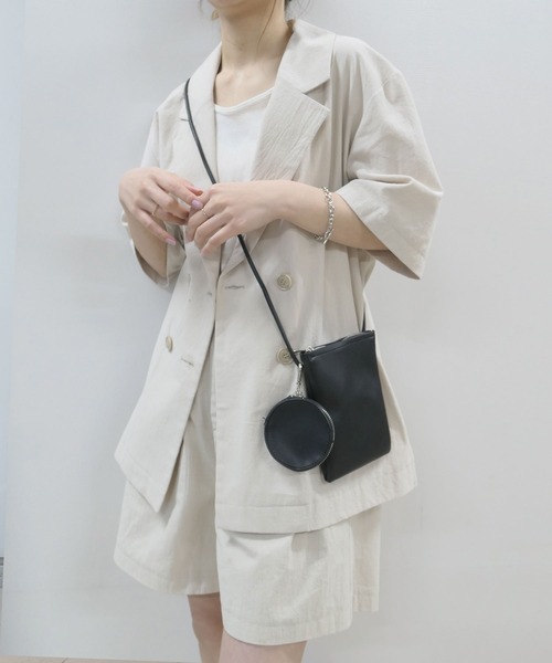 CORNERS（コーナーズ）の「リネンライクハーフパンツ【セットアップ可能】（その他パンツ・レディース・ライトベージュ/ライトグリーン/モカ/ブラック・M）」の8枚目の写真