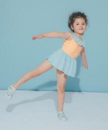 green label relaxing（グリーンレーベルリラクシング）の「GLR バックフリルオープン ワンピース  -UVカット-（水着・キッズ）」