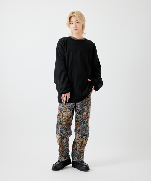 re_k by JUNRED(レクバイジュンレッド)の「【 re_k by JUNRED 】ドレープルーズシアーニットプルオーバー(ニット/セーター・メンズ・ブラック/マスタード/ワイン・S/M/L)」の19枚目の写真