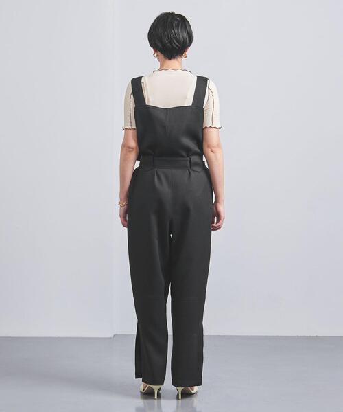 ELIN（エリン）の「＜ELIN（エリン）＞フロントジップ オールインワン（つなぎ/オールインワン・レディース・ブラック・36）」の4枚目の写真