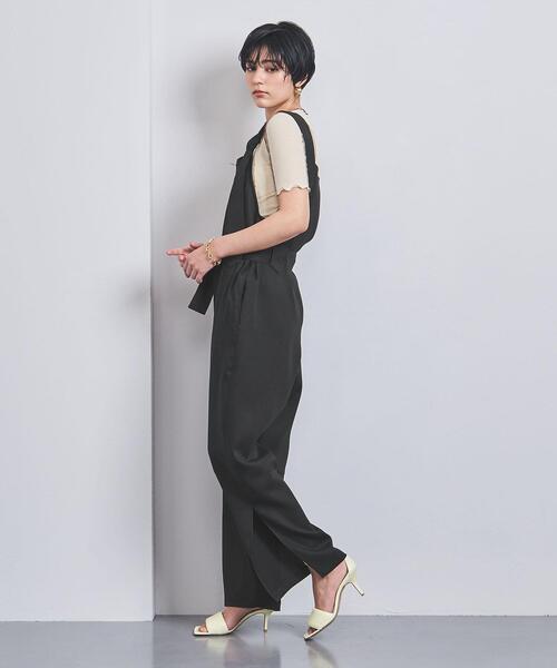 ELIN（エリン）の「＜ELIN（エリン）＞フロントジップ オールインワン（つなぎ/オールインワン・レディース・ブラック・36）」の5枚目の写真