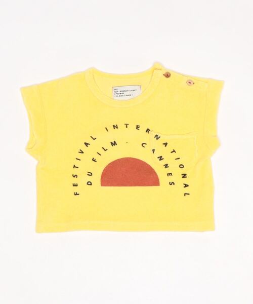 piupiuchick(ピュウピュウチック)の「piupiuchick / ロゴプリント Tシャツ <ベビー>(Tシャツ/カットソー・キッズ・インディゴブルー・12M)」の1枚目の写真