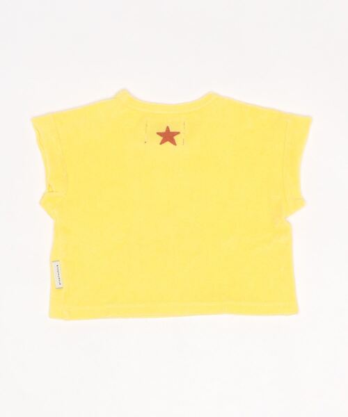 piupiuchick(ピュウピュウチック)の「piupiuchick / ロゴプリント Tシャツ <ベビー>(Tシャツ/カットソー・キッズ・インディゴブルー・12M)」の2枚目の写真