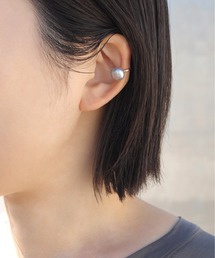 anq.（アンク）の「「anq.」K10・ボタンパールイヤーカフ 淡水