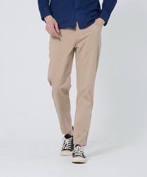 【BLUE STANDARD/ブルースタンダード】上品+美脚みえする　快適ストレッチテーパードカラーパンツ