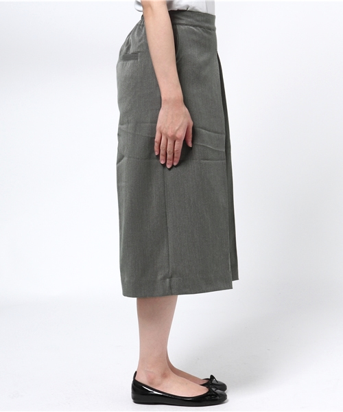 CIAOPANIC（チャオパニック）の「【Ciaopanic】ミモレ丈タックキュロットパンツ（その他パンツ・レディース・ライトグレー/グレー/ブラック・FREE）」の5枚目の写真