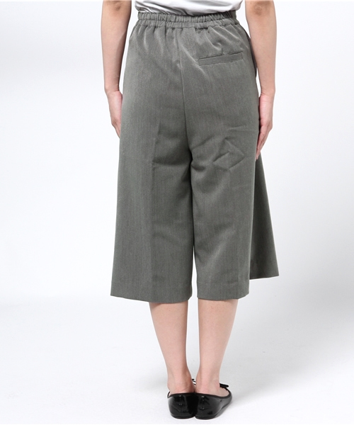 CIAOPANIC（チャオパニック）の「【Ciaopanic】ミモレ丈タックキュロットパンツ（その他パンツ・レディース・ライトグレー/グレー/ブラック・FREE）」の6枚目の写真