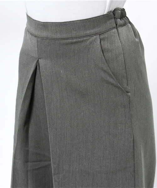 CIAOPANIC（チャオパニック）の「【Ciaopanic】ミモレ丈タックキュロットパンツ（その他パンツ・レディース・ライトグレー/グレー/ブラック・FREE）」の7枚目の写真