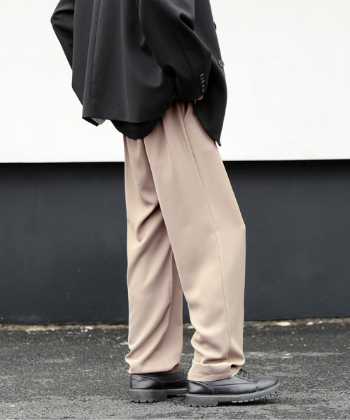 neos（ネオス）の「【neos -addictive design-】ルーズシルエット ウエストベルト付 テーパード スラックス パンツ（スラックス・メンズ・ブラック/ベージュ/ブルー/スモークグレー・MEDIUM/LARGE）」の21枚目の写真