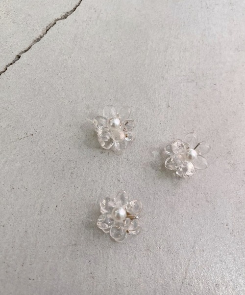 Heather（ヘザー）の「フラワーミニバンスクリップ　275606（バレッタ/ヘアクリップ・レディース・ブラック/ブラウン/クリア・ONE SIZE）」の6枚目の写真