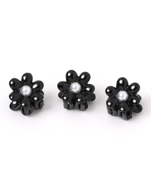 Heather（ヘザー）の「フラワーミニバンスクリップ　275606（バレッタ/ヘアクリップ・レディース・ブラック/ブラウン/クリア・ONE SIZE）」の8枚目の写真