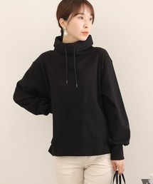 コットンスムースハイネックプルオーバー