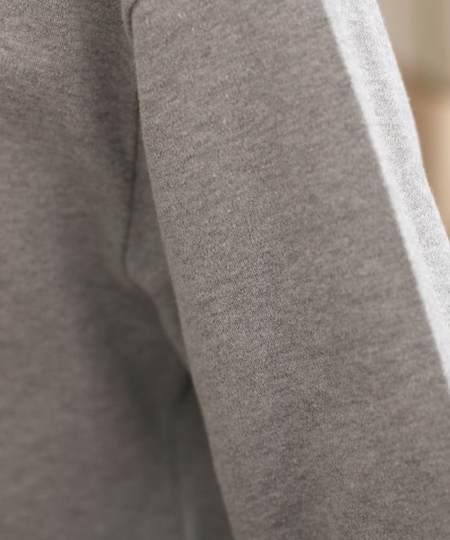 ElegChic(エレグシック)の「コットンスムースハイネックプルオーバー(パーカー・レディース・杢グレー/ブラック・4L/XL/M)」の15枚目の写真