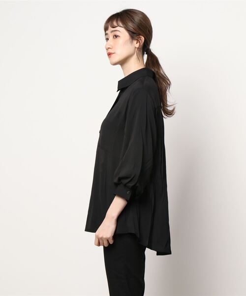 one way(ワンウェイ)の「ボリューム袖シアーシャツ(シャツ/ブラウス・レディース・ホワイト/ライトブルー/ブラック/ベージュ・FREE)」の11枚目の写真