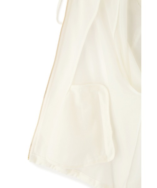 PINKY&DIANNE（ピンキーアンドダイアン）の「◆シアージップアップパーカー（パーカー・レディース・ブラック/ホワイト系その他・38）」の6枚目の写真