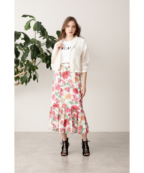 PINKY&DIANNE（ピンキーアンドダイアン）の「◆シアージップアップパーカー（パーカー・レディース・ブラック/ホワイト系その他・38）」の7枚目の写真