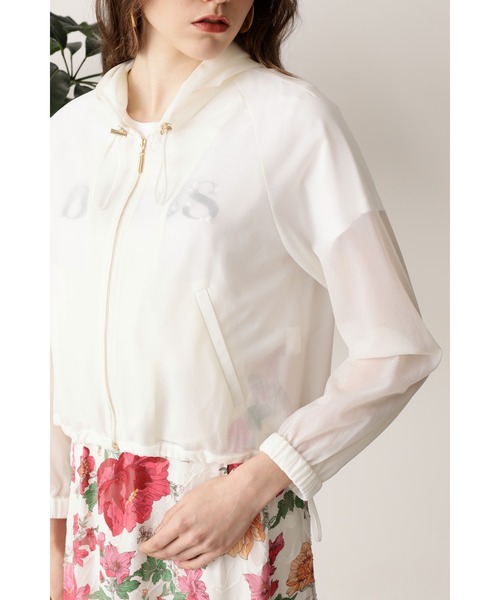 PINKY&DIANNE（ピンキーアンドダイアン）の「◆シアージップアップパーカー（パーカー・レディース・ブラック/ホワイト系その他・38）」の14枚目の写真