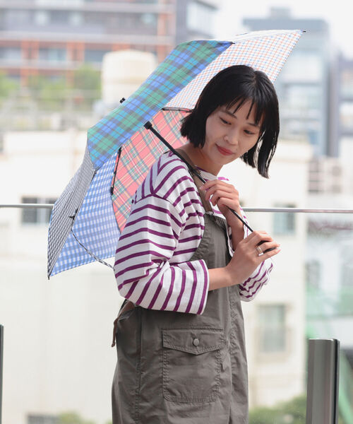BEAMS BOY(ビームスボーイ)の「BEAMS BOY / チェック クレイジー 折り畳み アンブレラ(折りたたみ傘・レディース・その他・FREE)」の6枚目の写真
