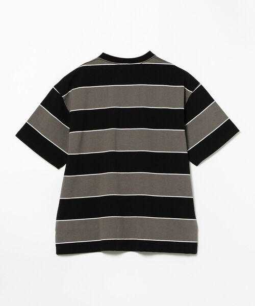 BEAMS（ビームス）の「ONEITA / 別注 Border Crew Neck Tee（Tシャツ/カットソー・メンズ・ブラック/レッド系その他7・SMALL/MEDIUM/LARGE/X-LARGE）」の5枚目の写真