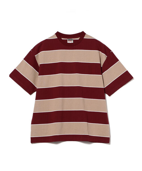 BEAMS（ビームス）の「ONEITA / 別注 Border Crew Neck Tee（Tシャツ/カットソー・メンズ・ブラック/レッド系その他7・SMALL/MEDIUM/LARGE/X-LARGE）」の7枚目の写真