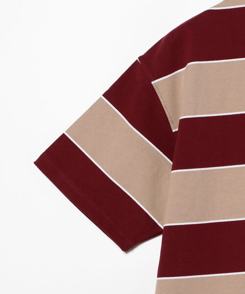 BEAMS（ビームス）の「ONEITA / 別注 Border Crew Neck Tee（Tシャツ/カットソー・メンズ・ブラック/レッド系その他7・SMALL/MEDIUM/LARGE/X-LARGE）」の9枚目の写真