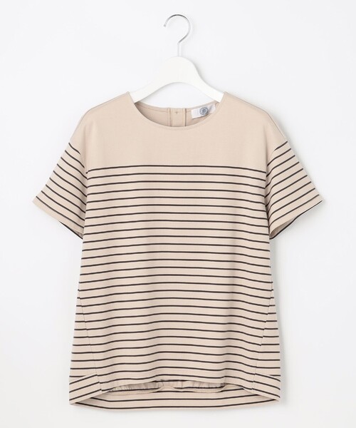 J.PRESS(ジェイプレス)の「パネルボーダー カットソー(Tシャツ/カットソー・レディース・ホワイト系1/ベージュ系1/グレー系1・T13/T15)」の14枚目の写真