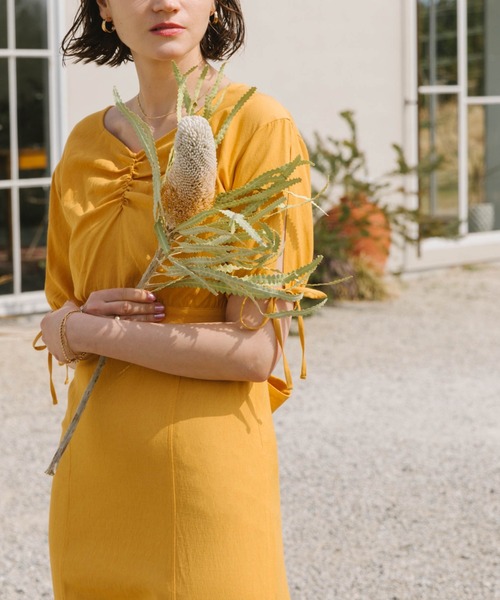 Cheek（チーク）の「プルオーバーレイヤードキャミワンピース（ワンピース・レディース・オレンジ/アイボリー/ミント・MEDIUM）」の14枚目の写真