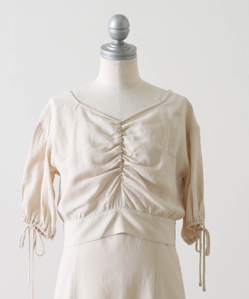 Cheek（チーク）の「プルオーバーレイヤードキャミワンピース（ワンピース・レディース・オレンジ/アイボリー/ミント・MEDIUM）」の8枚目の写真