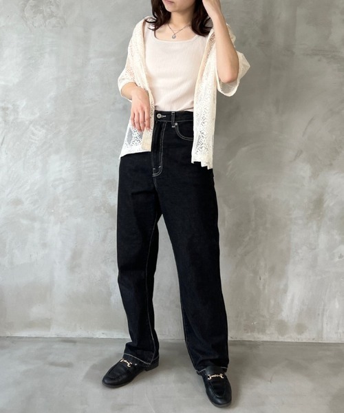 kutir（クティール）の「2wayテレコタンクトップ（タンクトップ・レディース・グリーン系その他/アイボリー/ブラック/オレンジ/グリーン/ブルー・FREE）」の14枚目の写真