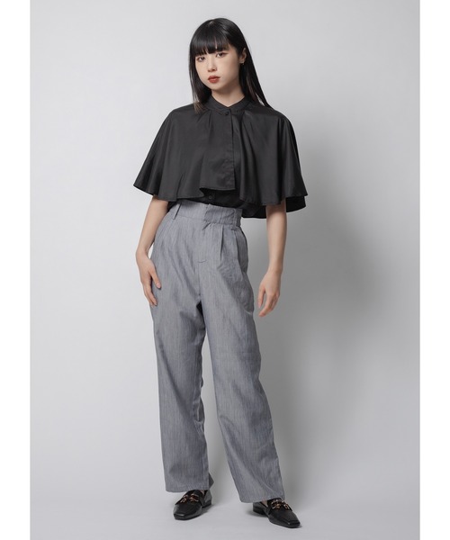 Adoon plain(アドーンプレーン)の「【セットアップ可能】リネンライクストレートパンツ(その他パンツ・レディース・ライトブルー/ブラック/オフホワイト・LARGE/MEDIUM)」の21枚目の写真