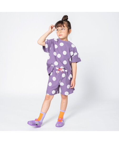 BREEZE(ブリーズ)の「WEB限定 ジャガードハーフパンツ(その他パンツ・キッズ・ブラック/ラベンダー/キナリ・90/100/110/120/80/130/140)」の15枚目の写真