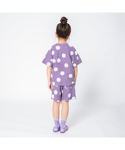 BREEZE(ブリーズ)の「WEB限定 ジャガードハーフパンツ(その他パンツ・キッズ・ブラック/ラベンダー/キナリ・90/100/110/120/80/130/140)」の12枚目の写真