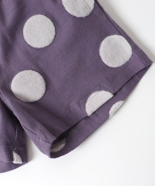 BREEZE(ブリーズ)の「WEB限定 ジャガードハーフパンツ(その他パンツ・キッズ・ブラック/ラベンダー/キナリ・90/100/110/120/80/130/140)」の8枚目の写真