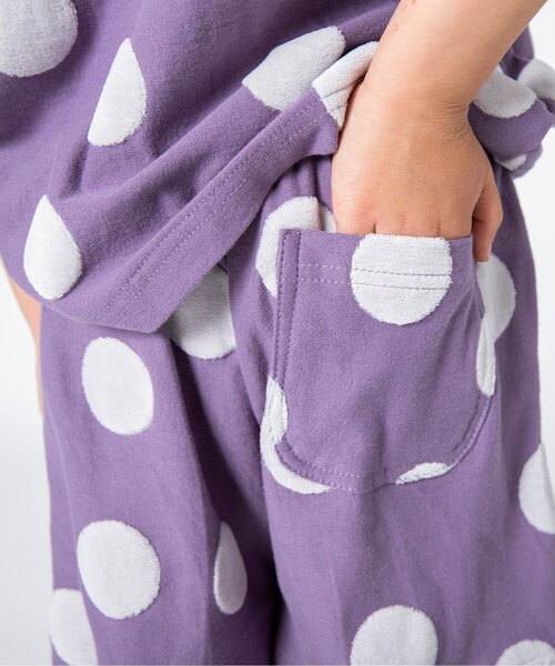 BREEZE(ブリーズ)の「WEB限定 ジャガードハーフパンツ(その他パンツ・キッズ・ブラック/ラベンダー/キナリ・90/100/110/120/80/130/140)」の11枚目の写真