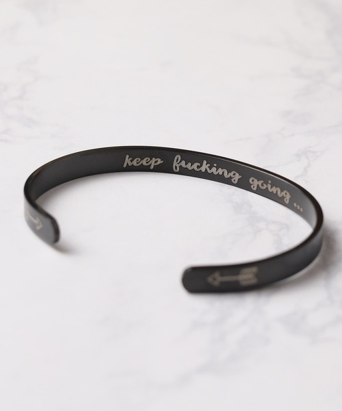 ARCHIVER（アーカイバ）の「【BK】【keep making going】メタルブレス（バングル/リストバンド・レディース・ブロンズ/マルチ/ゴールド/シルバー/ブラック・FREE）」の13枚目の写真