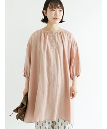 Samansa Mos2 | リネンチュニックブラウス(シャツ/ブラウス)